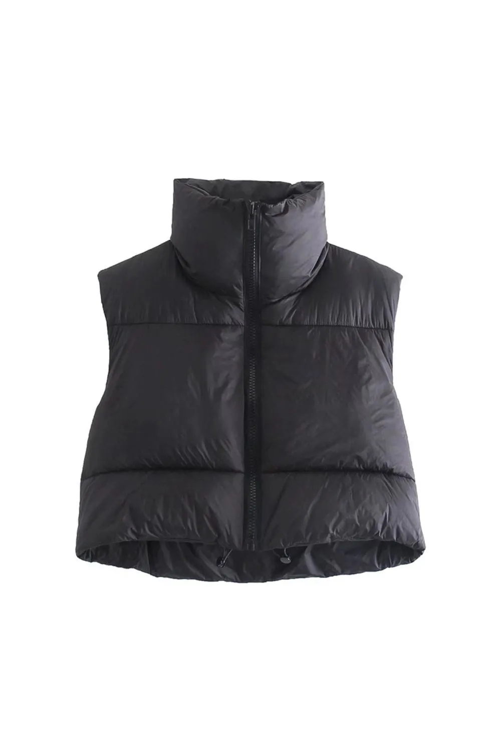 ' Brayden' Cotton Stand Collar Sleeveless Vest