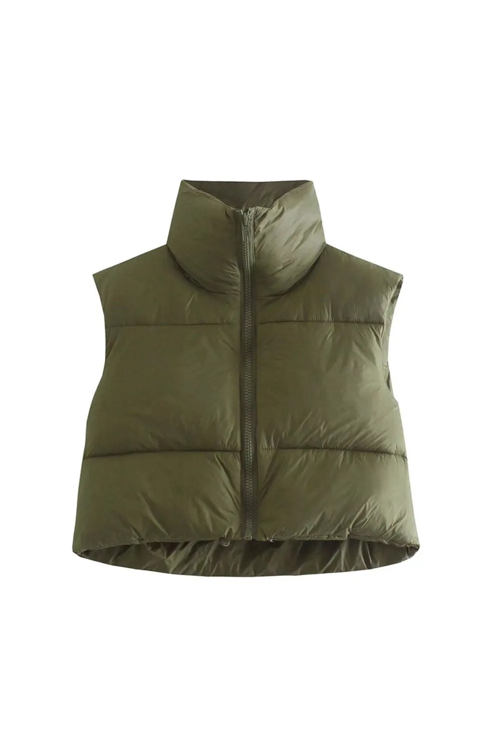 ' Brayden' Cotton Stand Collar Sleeveless Vest