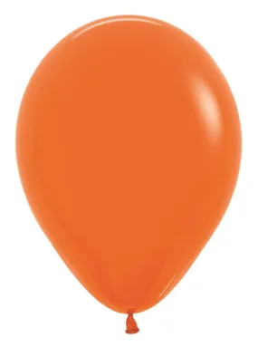 11 inch Sempertex Fashion Orange Latex Balloons 100ct