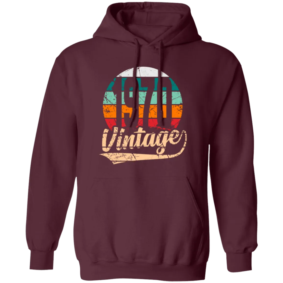 1970 Vintage Gift, Retro 1970, 1970 Vintage Design, Birthday Gift For 1970 Pullover Hoodie