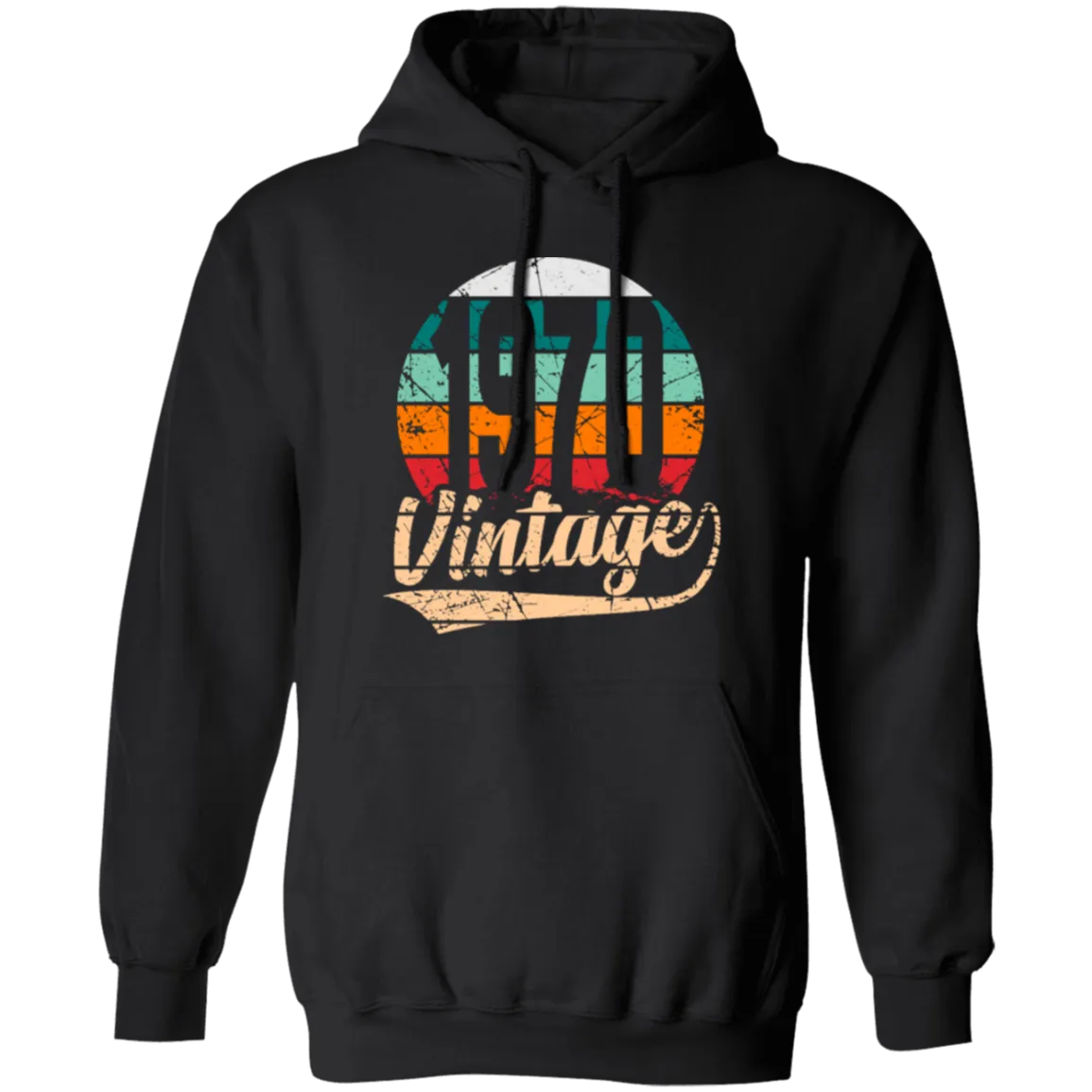 1970 Vintage Gift, Retro 1970, 1970 Vintage Design, Birthday Gift For 1970 Pullover Hoodie