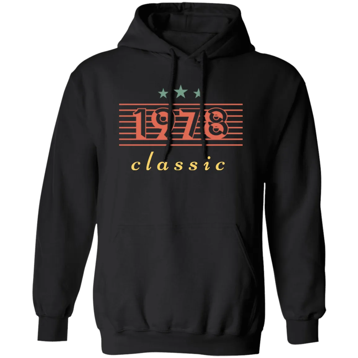 1978 Birthday Gift, Retro 1978, Love Classic Gift, 1978 Lover Gift Pullover Hoodie