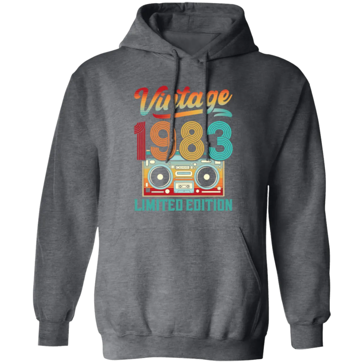 1983 Limited Edition, Vintage Cassette, 1983 Birthday Pullover Hoodie