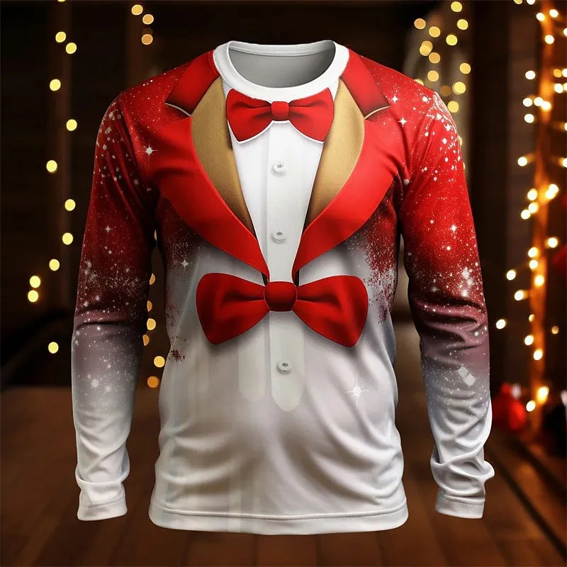 3D Digital Printing Men's And Women's Fashion Round Neck Sweater