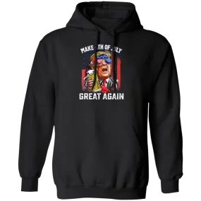 4th Of July Anniversary, Make 4th Of July Great Again, American Flag Pullover Hoodie