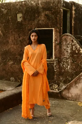 Aaravi Orange Suit Set