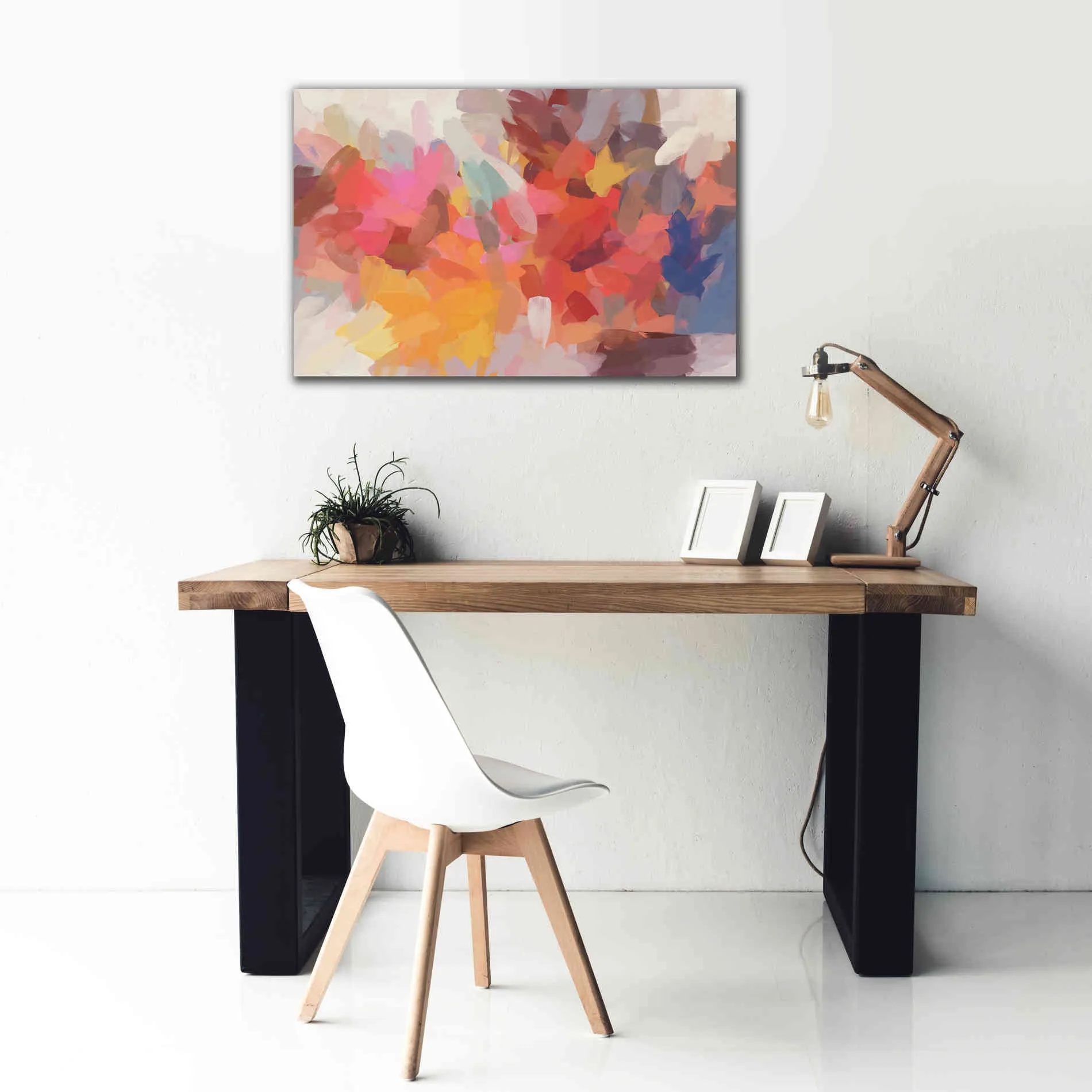 'Abstract Colorful Flows 7' by Irena Orlov Giclee Canvas Wall Art