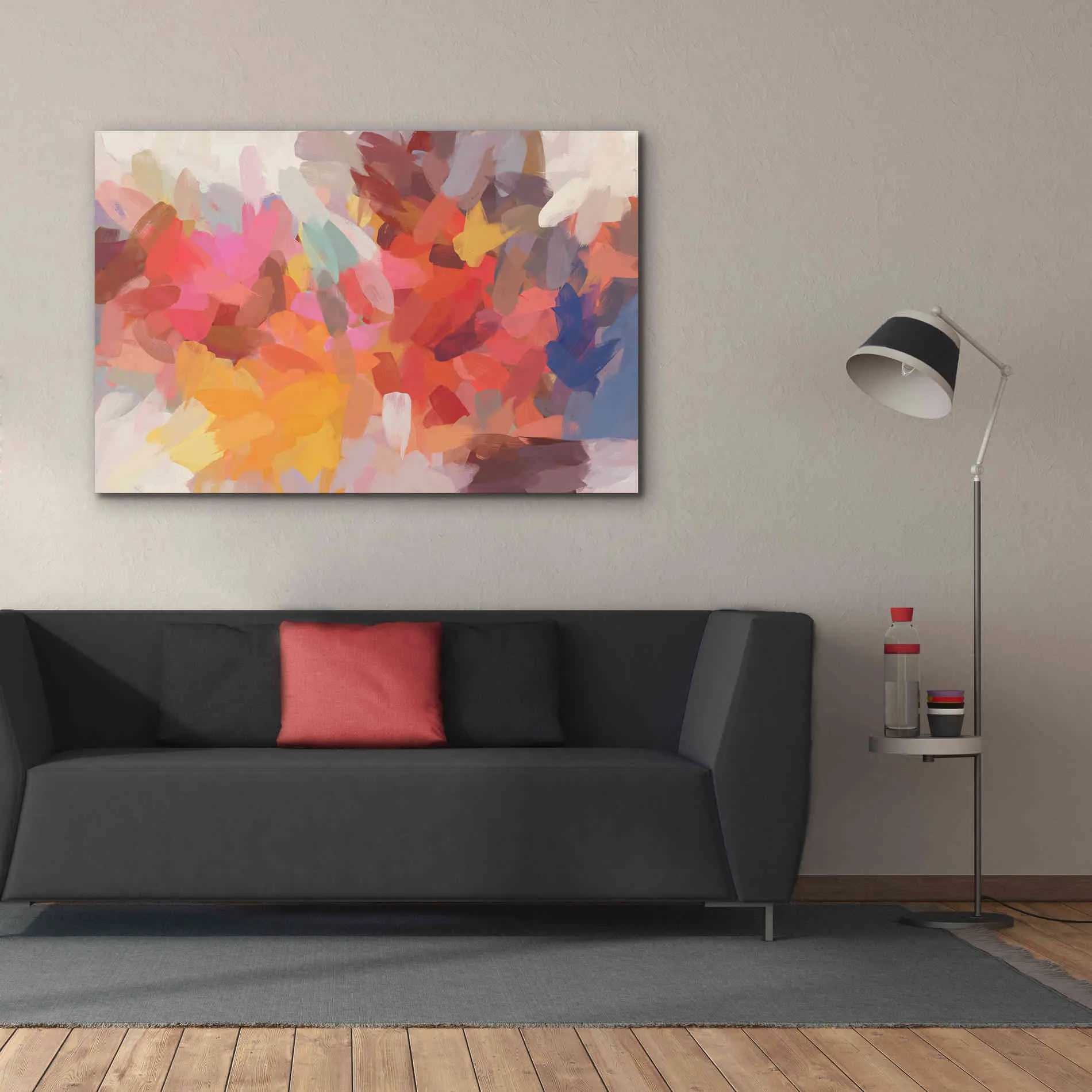 'Abstract Colorful Flows 7' by Irena Orlov Giclee Canvas Wall Art