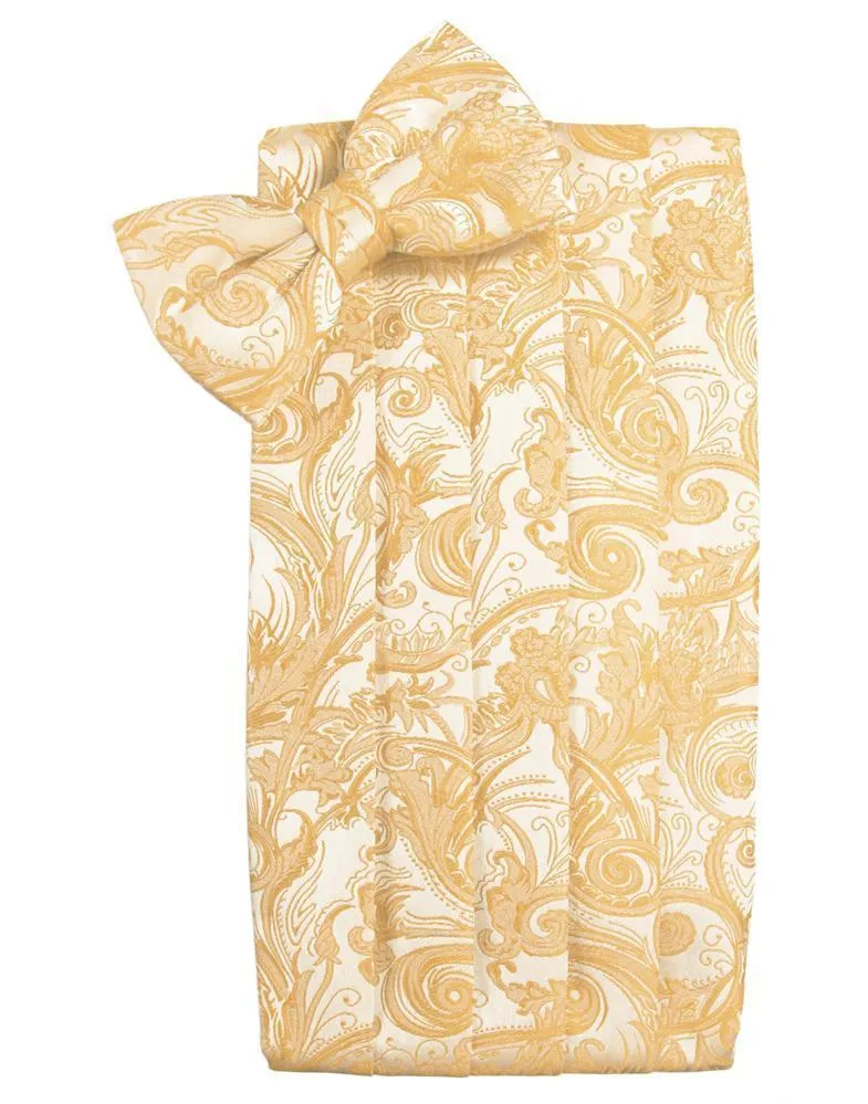 Apricot Tapestry Kids Cummerbund