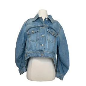 Asymmetrical Denim Jacket - L