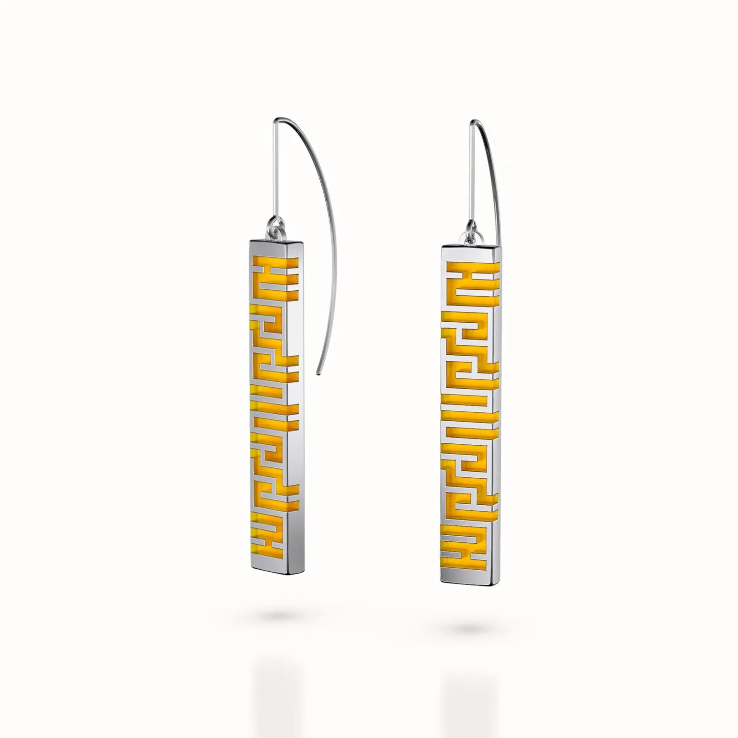 Ban Zu Earrings - Mandarin Orange