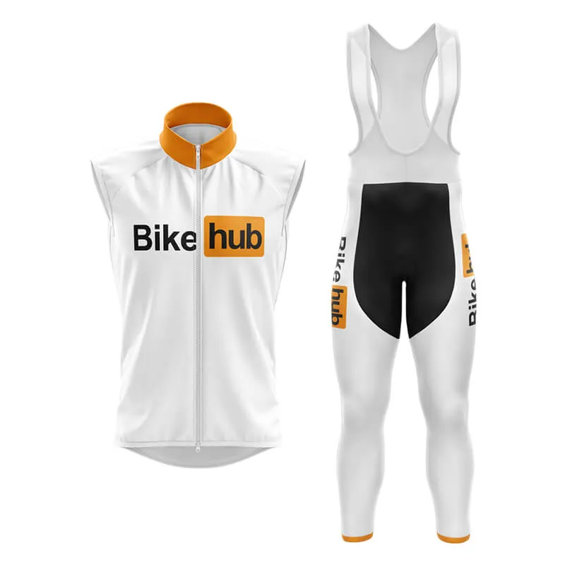 Bike Hub (V1-White) Club Cycling Kit