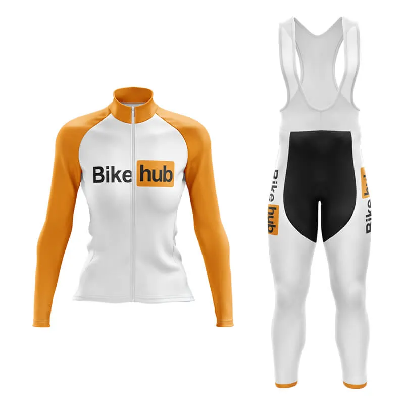 Bike Hub (V1-White) Club Cycling Kit