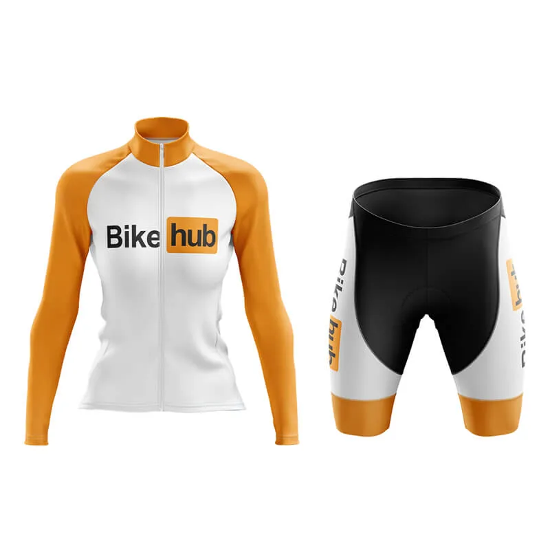 Bike Hub (V1-White) Club Cycling Kit