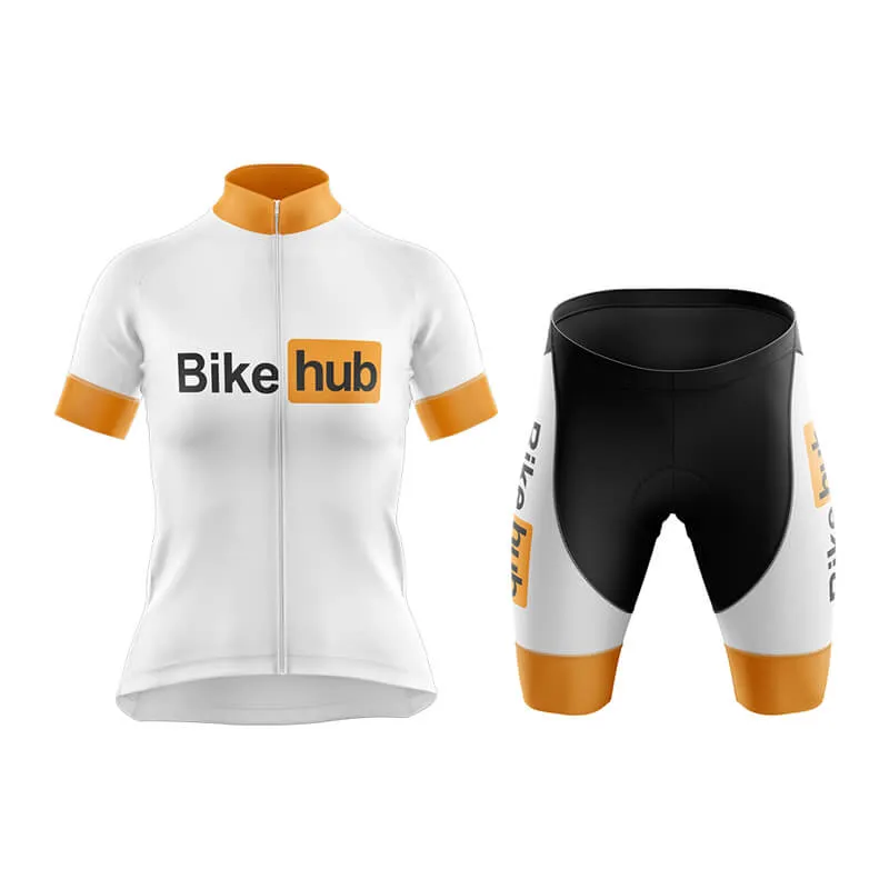 Bike Hub (V1-White) Club Cycling Kit