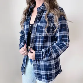 Blue Plaid Flannel