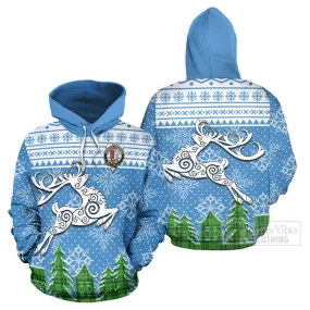 Boyle Clan Christmas Hoodie Celtic Reindeer Style