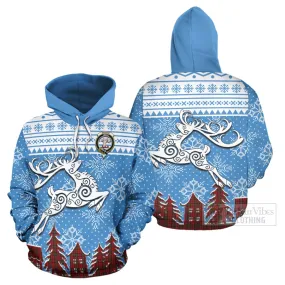 Brodie Clan Christmas Hoodie Celtic Reindeer Style