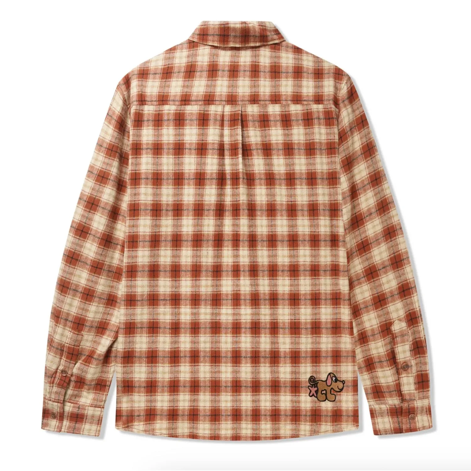 Butter Goods Pooch Flannel Shirt 'Brick'