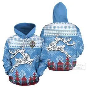 Byres (Byses) Clan Christmas Hoodie Celtic Reindeer Style