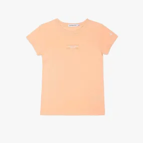 Calvin Klein Girls Hero Logo Tee Orange