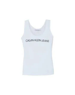 Calvin Klein Jeans Women Vest White L INT