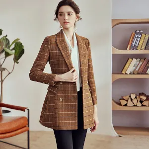 Charming Whiskey Brown Blazer