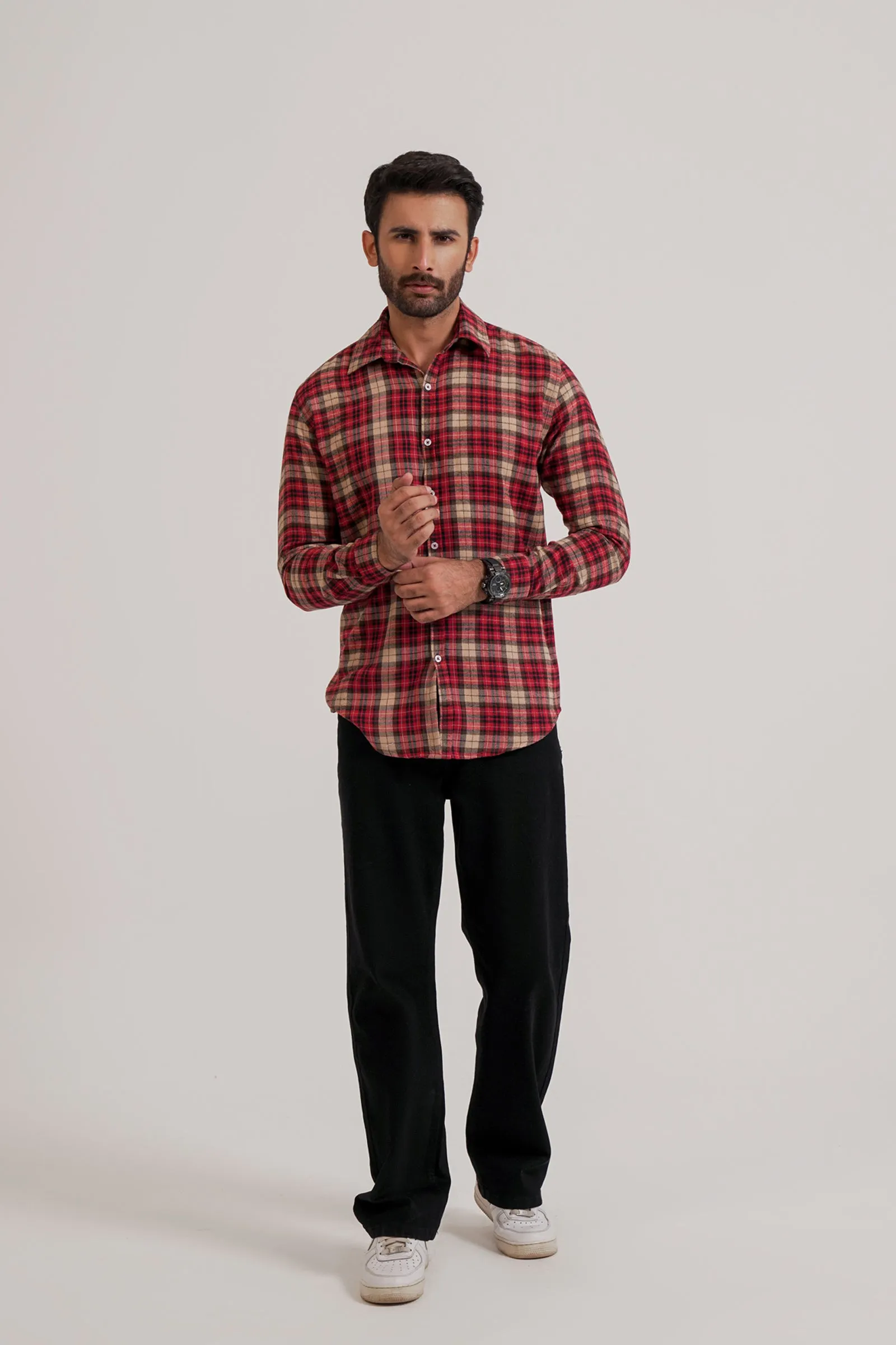 Checkered Flannel Shirt