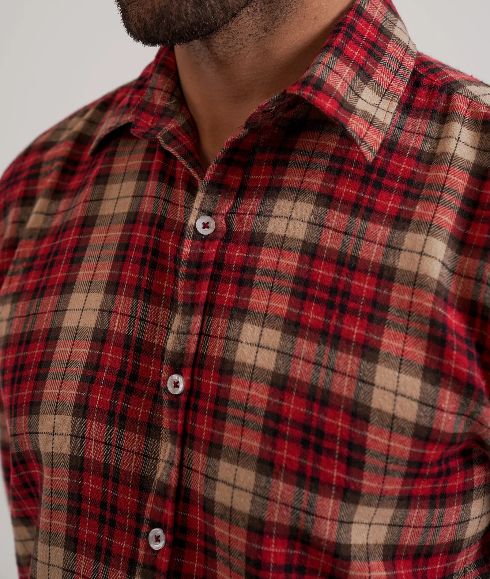 Checkered Flannel Shirt