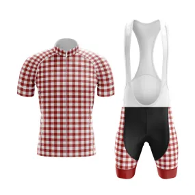 Checkered (Red) Club Cycling Kit