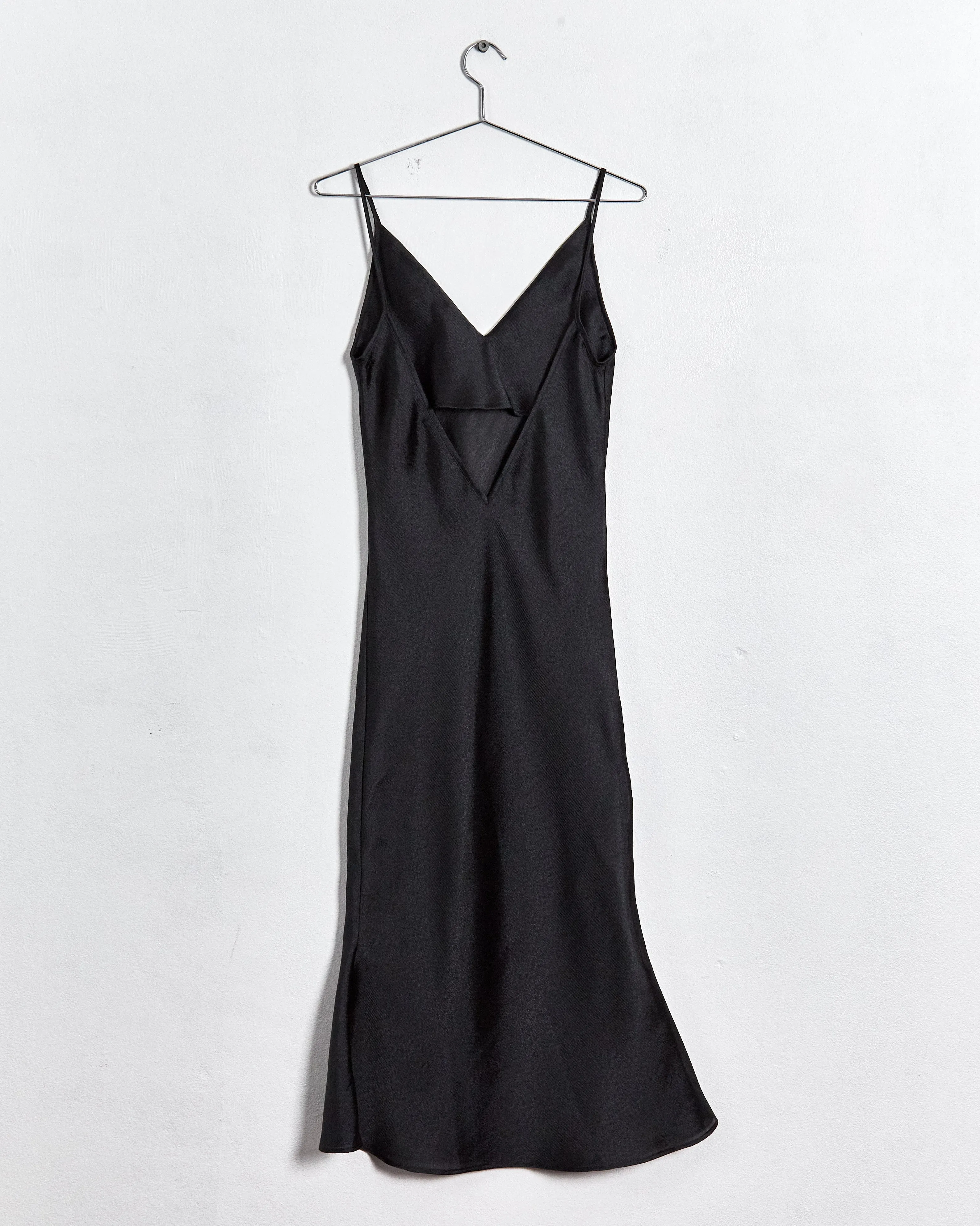 Christopher Esber v back slip dress, black, 8