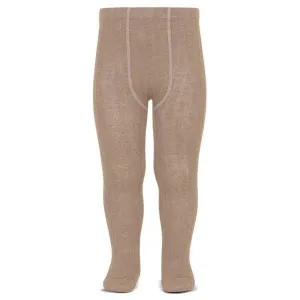 Cóndor Tights Wool Rib Beige