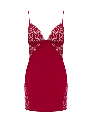 Coco de Mer Ravenna Slip in Ruby