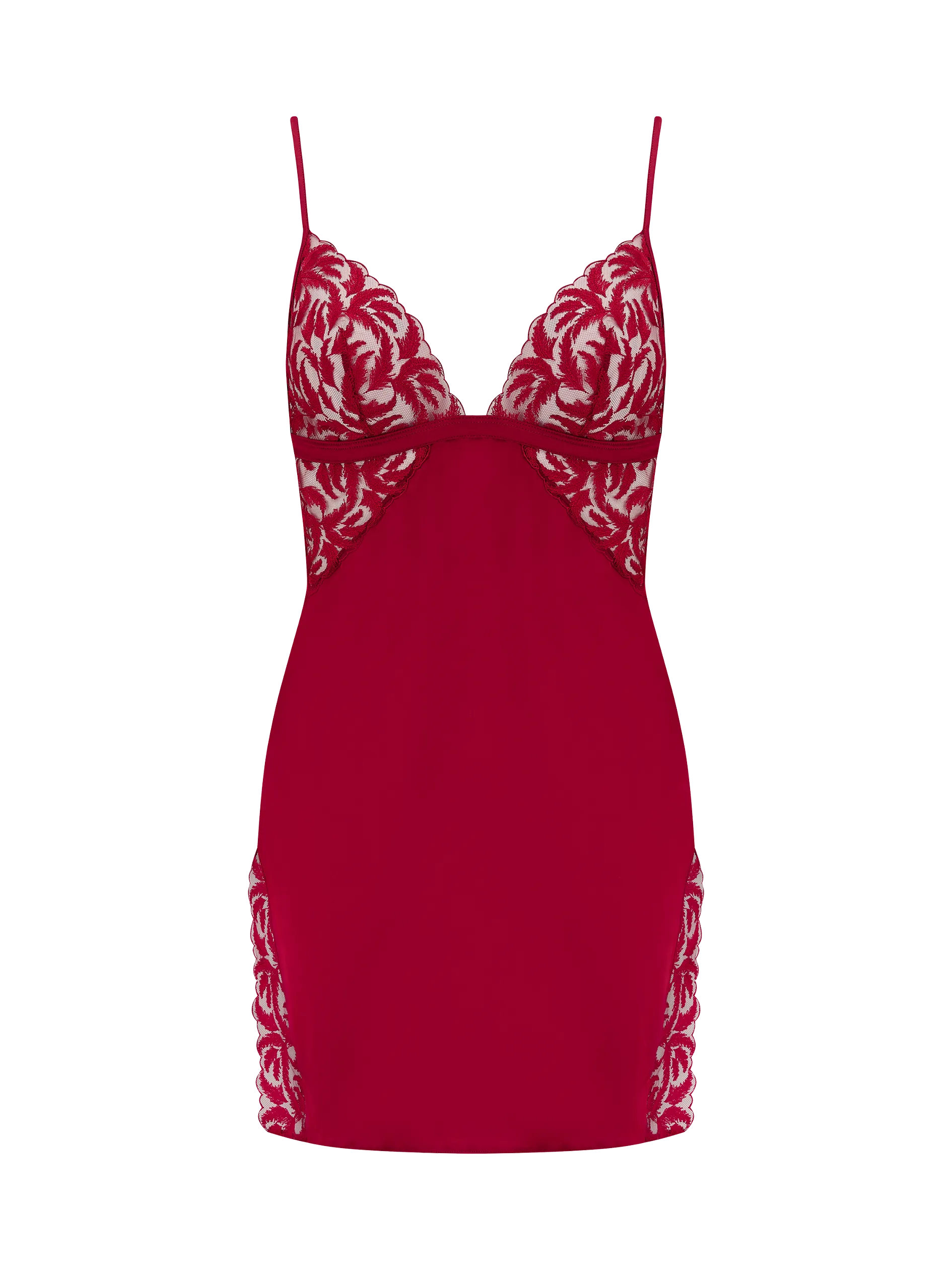 Coco de Mer Ravenna Slip in Ruby