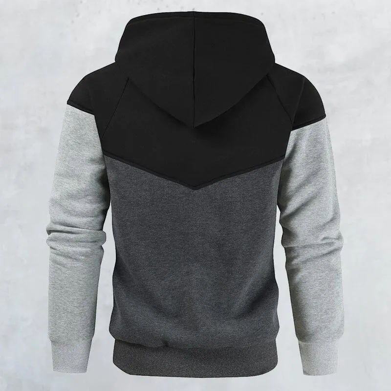 Color Block Casual Sports Sweatshirt