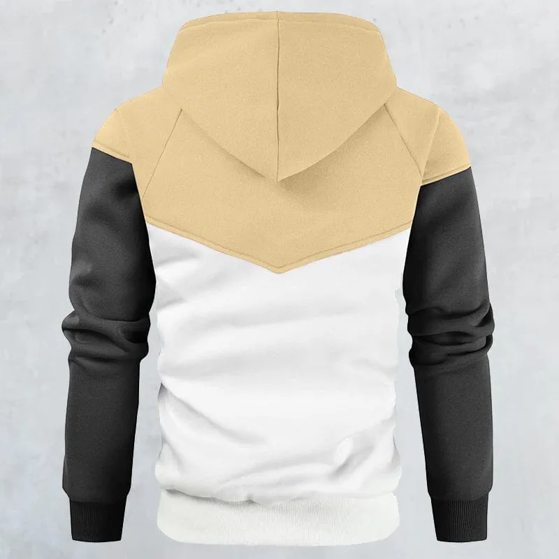 Color Block Casual Sports Sweatshirt