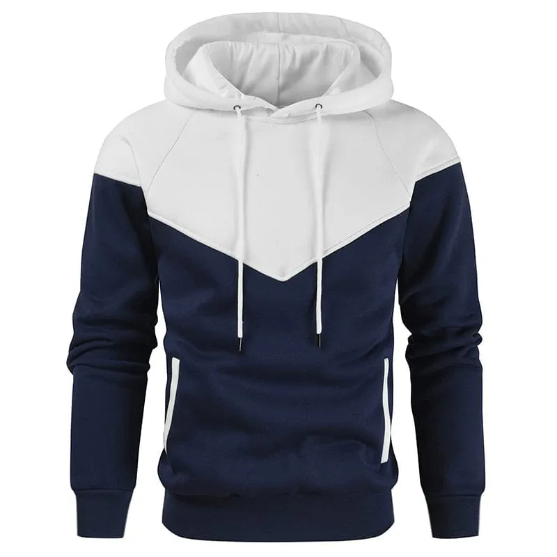 Color Block Casual Sports Sweatshirt