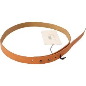 Costume National Chic Orange Leather Fashion Belt