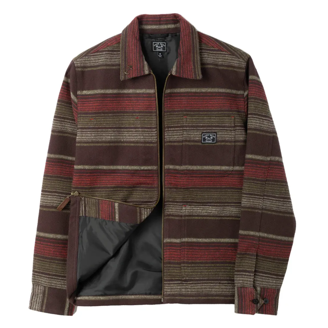 DARK SEAS SANTA MILLPOND JACKET - BROWN