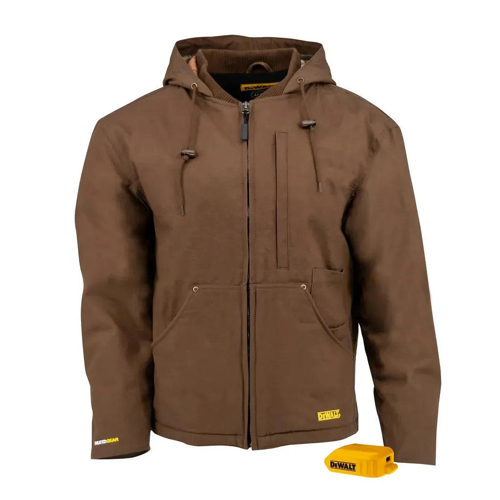 DEWALT® Men's Heated Heavy Duty Work Coat Bare Tobacco