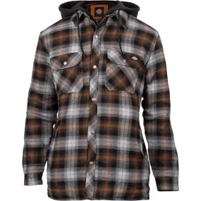 Dickies Fleece Hood Flannel Shirt Jacket