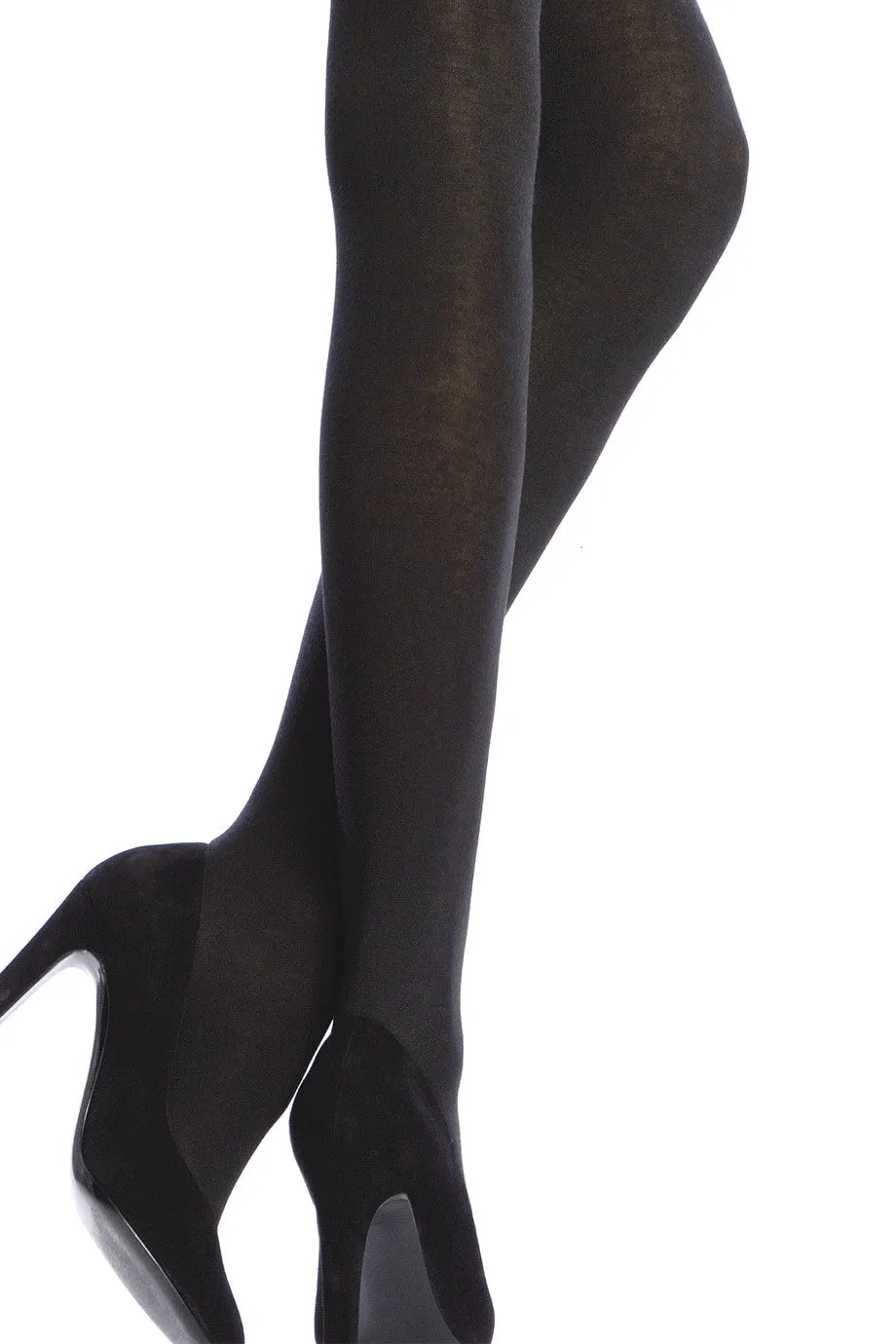 EMILIO CAVALLINI MODAL CASHMERE Tights Black