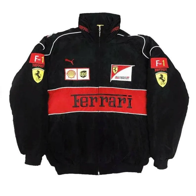 F1 Vintage Scuderia Ferrari Jacket Black