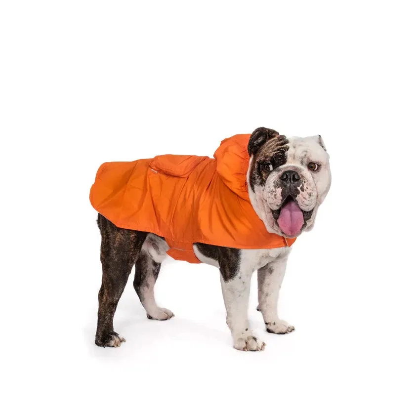 Fabdog | Blue Packaway Dog Raincoat