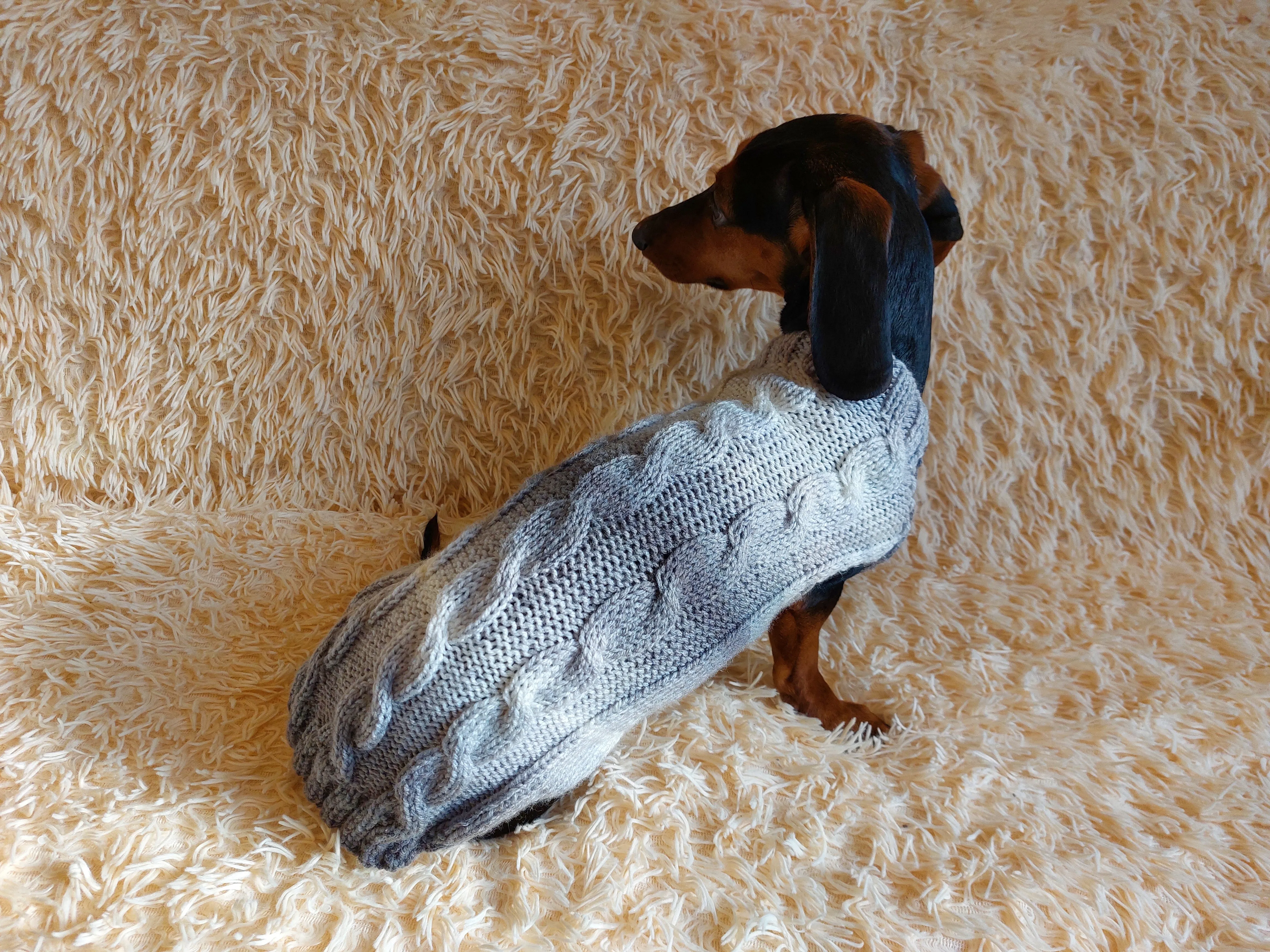 Festive pet jumper sweater,dachshund sweater,dog vest,puppy clothes