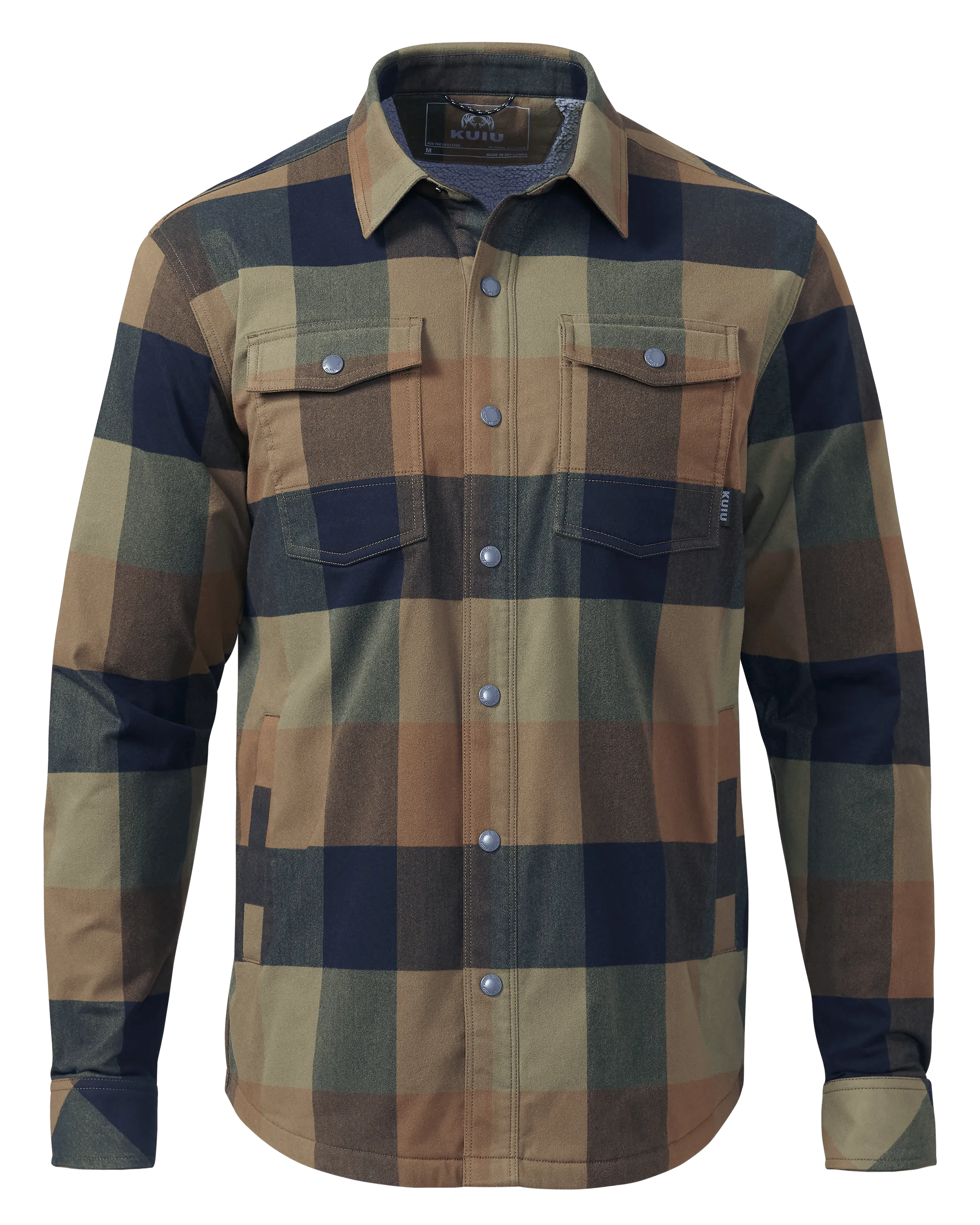 Field Flannel Fleece Shirt Jacket | Valo Plaid