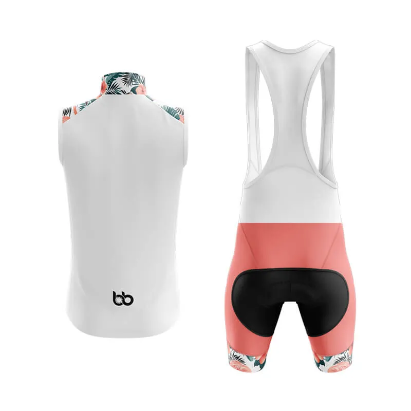 Flamingo Floral Sleeve (White) Club Cycling Kit