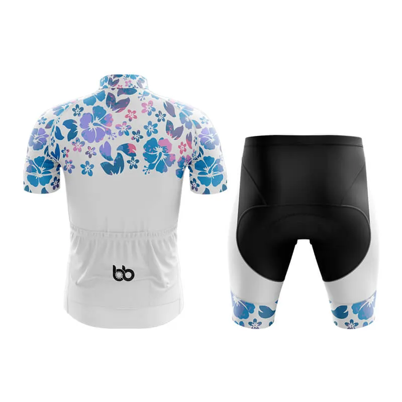 Floral Neck Hibiscus Club Cycling Kit