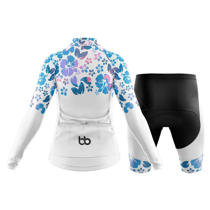 Floral Neck Hibiscus Club Cycling Kit