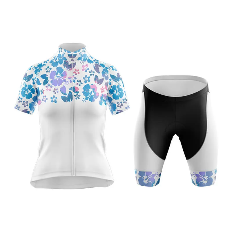 Floral Neck Hibiscus Club Cycling Kit